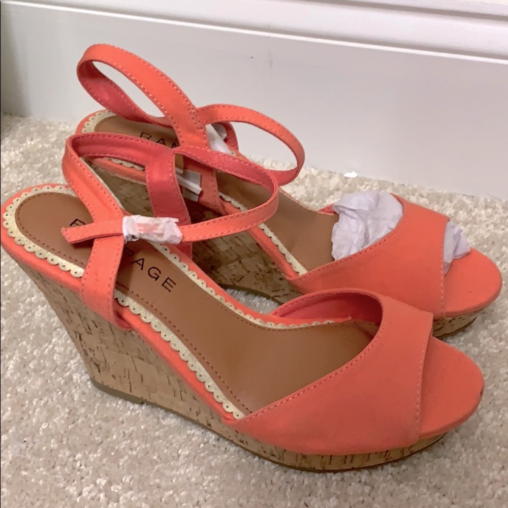 Rampage coral sandals size 7.5